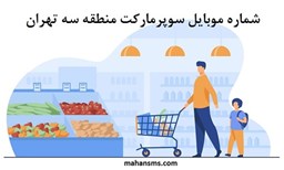 نمایش جزئیات برای بانک شماره موبایل سوپرمارکت منطقه سه تهران تصویر بانک شماره موبایل سوپرمارکت منطقه سه تهران